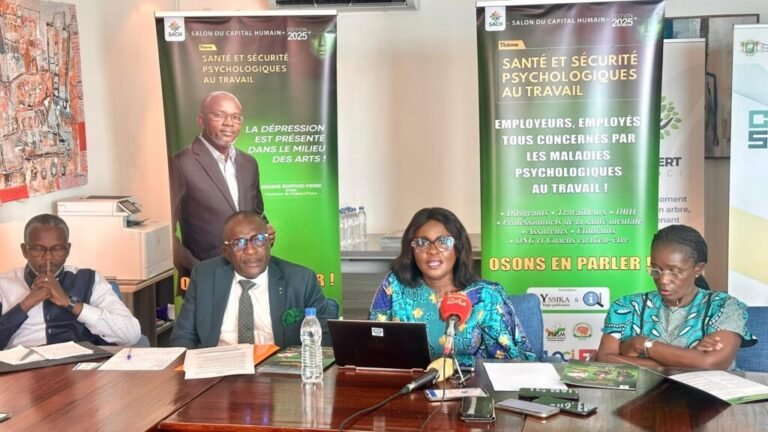 Santé mentale au travail : le Salon du capital humain 2026 veut faire évoluer le cadre légal en Côte d’Ivoire